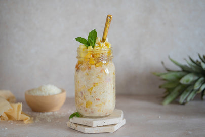 Kokos-Ananas Overnight Oats