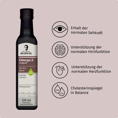 Omega-3 Zellgold für den Mann