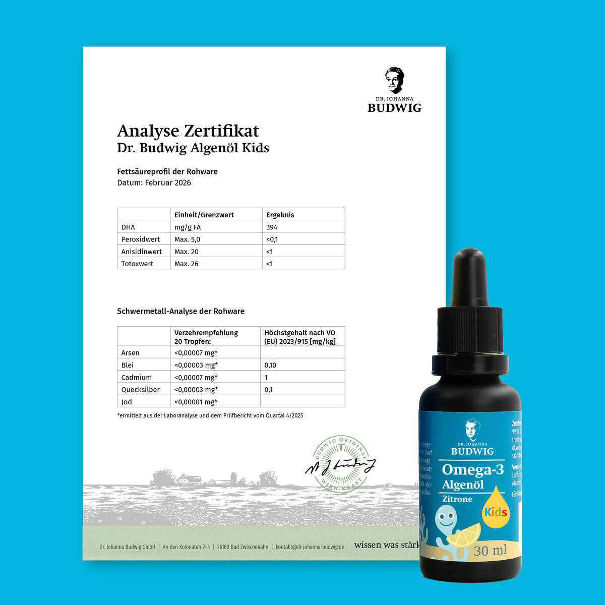 Omega-3 Algenöl Kids (30 ml)
