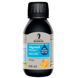 Omega-3 Algenöl Orange mit Vitamin D3 & K2